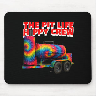Hippy Bbq Tie Die Smoker Pit Life Hippy Crew Mouse Mat