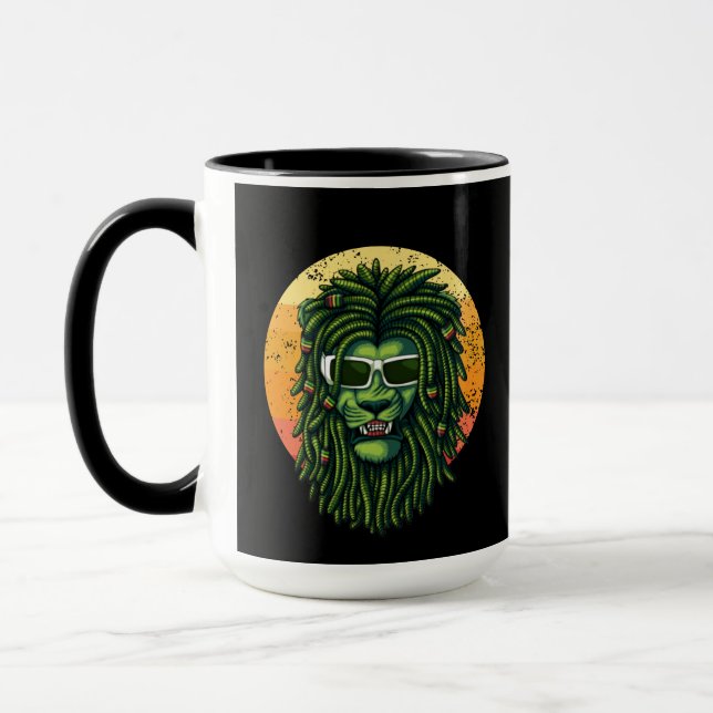  Hippy Cute Lion King   Mug (Left)