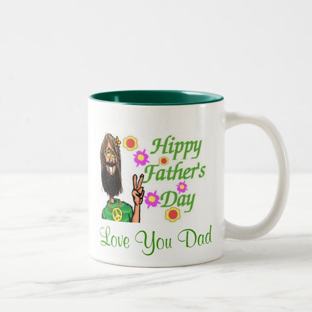 Hippy Father's Day Mug (Right)
