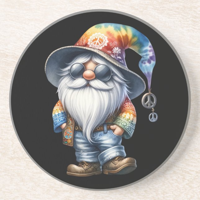 Hippy Gnome Coaster (Front)
