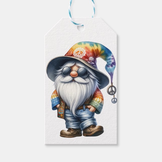 Hippy Gnome Gift Tags (Front)