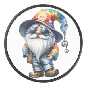 Hippy Gnome Hockey Puck