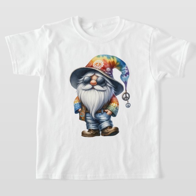 Hippy Gnome T-Shirt (Laydown)