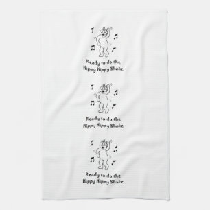 Hippy Hippy Shake - Funny Post-hip surgery Tea Towel