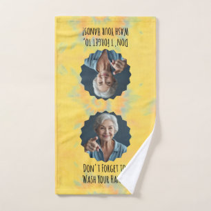 Hippy Mum, Wash your hands Hand Towel