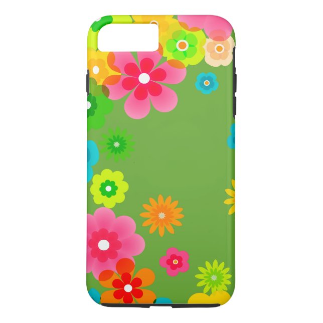 Hippy Peace Retro Colourful Boho Chic Case-Mate iPhone Case (Back)