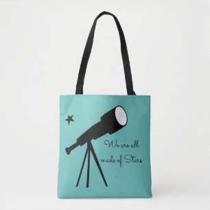 Hippy peace sign 60s colourful pattern tote bag
