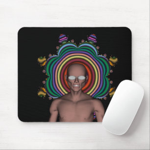 Hippy Punk Mouse Mat