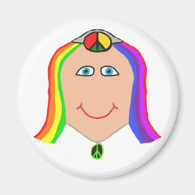 Hippy Smile Magnet (Front)