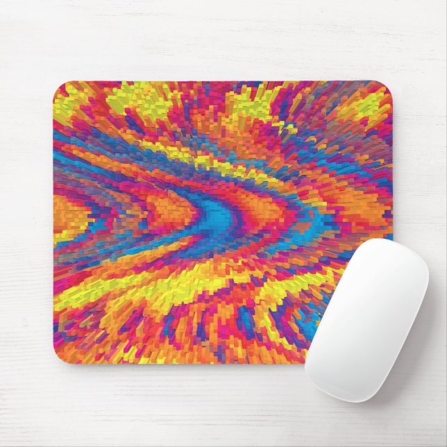 Hippy Swirls..... Mouse Mat (With Mouse)