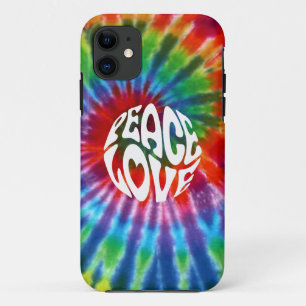 Hippy Tie Dye 60s Retro Colourful Boho iPhone 11 Case