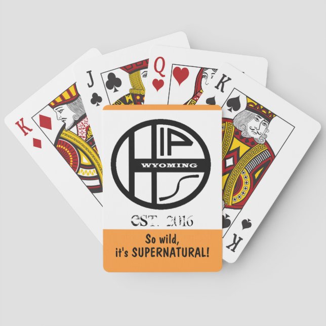 HIPS Ranch Souvenir Playing Cards (Back)