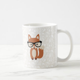 Hipster Baby Fox w/Glasses Coffee Mug