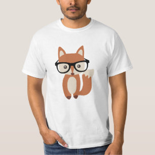 Hipster Baby Fox w/Glasses T-Shirt