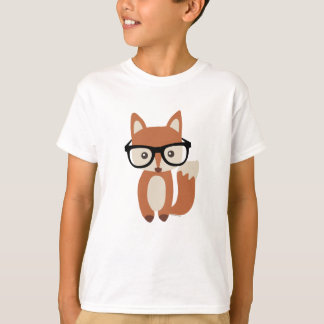 Hipster Baby Fox w/Glasses T-Shirt