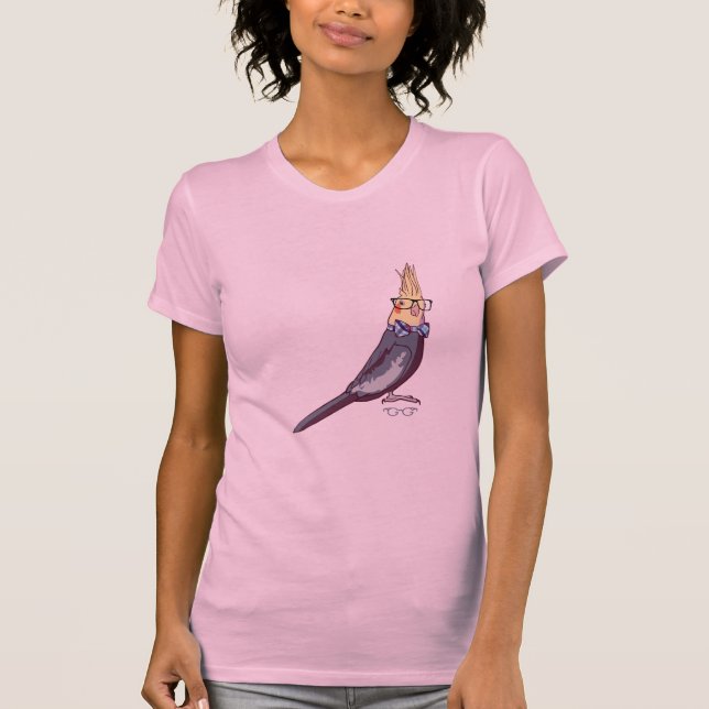 Hipster Bird T-Shirt (without text) (Front)