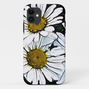 Hipster Bohemian Chic Summer White Daisy iPhone 11 Case
