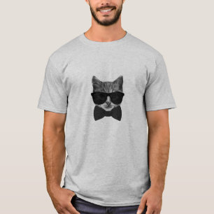HIPSTER BOWTIE COOL CAT T-Shirt