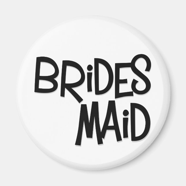 Hipster Bridesmaid Magnet (Front)