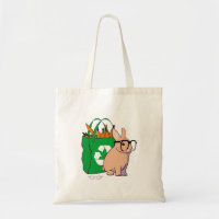Hipster Bunny Bag (without text)