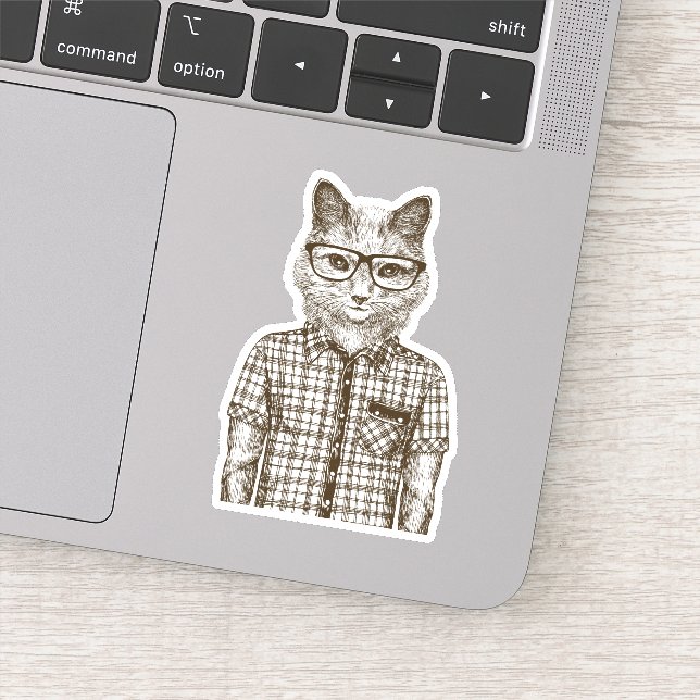 Hipster Cat (Detail)