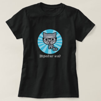 Hipster cat t-shirt