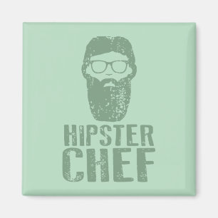 Hipster Chef Magnet