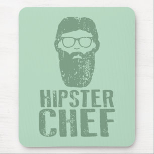 Hipster Chef Mouse Mat