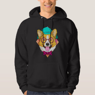 Hipster Corgi Dog Cute Corgi Ideas Men Women Hoodie