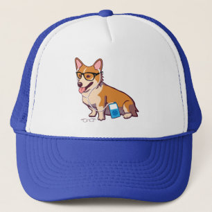 Hipster Corgi Hat (without text)