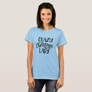 Hipster Crazy Christmas Lady Shirt - Funny!
