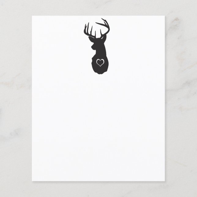 HIPSTER DEER WITH HEARTS (Front)