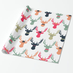 Hipster Deer Wrapping Paper