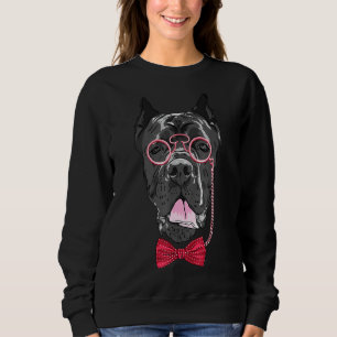 Hipster Dog Wearing Glasses Goofy Geek Dog 1 Sweatshirt