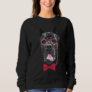 Hipster Dog Wearing Glasses Goofy Geek Dog 1 Sweatshirt