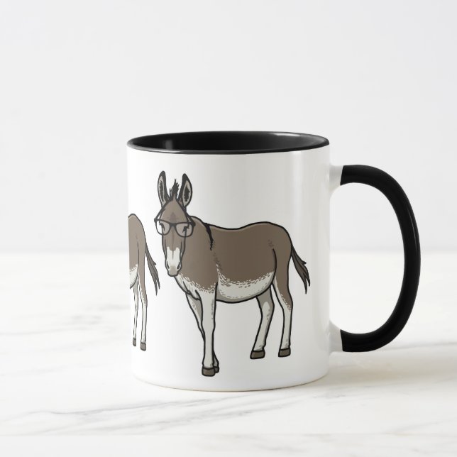 Hipster Donkey Mug (Right)