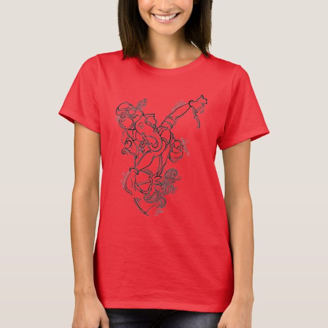 Hipster Ganesh Tee - Customized (Front)