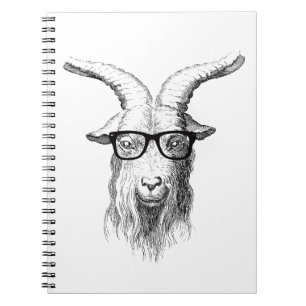 Hipster Goat Notebook