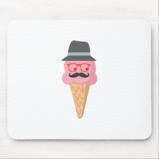 Hipster ice cream mouse mat