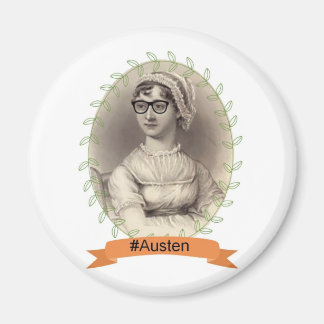 Hipster Jane Austen Magnet