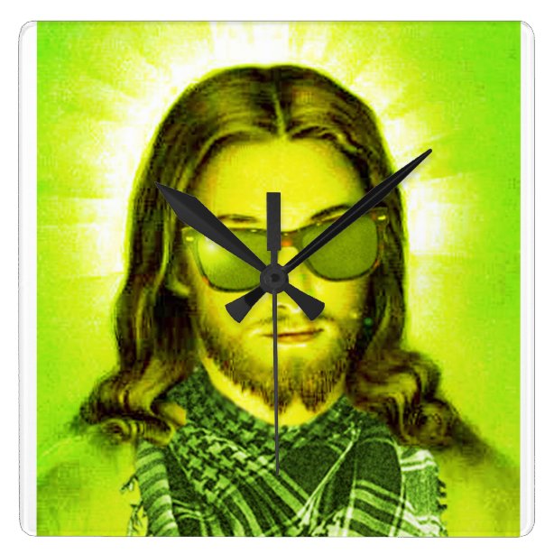 Jesus Wall Clocks Zazzle UK