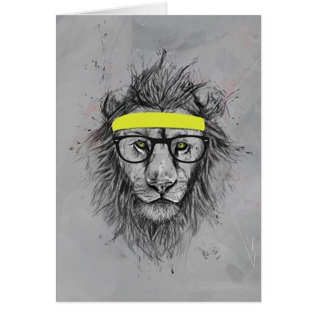 hipster lion (Front)