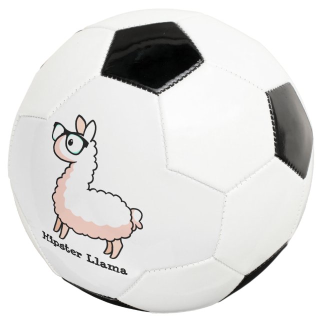 Hipster Llama Football (Three Quarter)