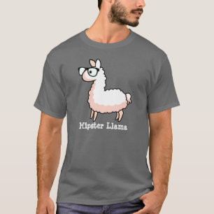 Hipster Llama T-Shirt
