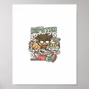 Hipster Loops Poster