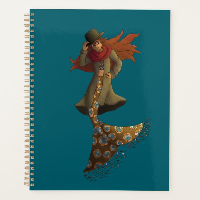 Hipster Mermaid Planner (Front)