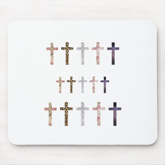 Hipster Mouse Mat (Front)