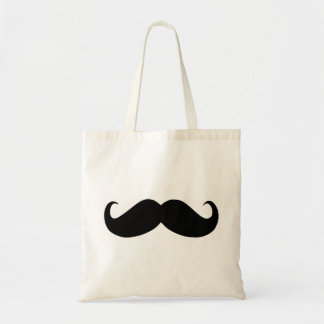 Hipster Moustache Budget Tote