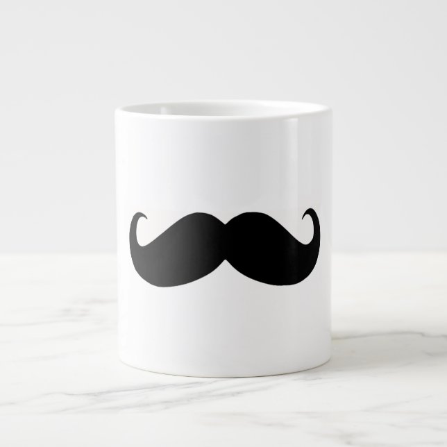 Hipster Moustache Jumbo Mug (Front)