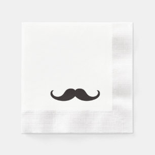 Hipster Moustache   Napkin